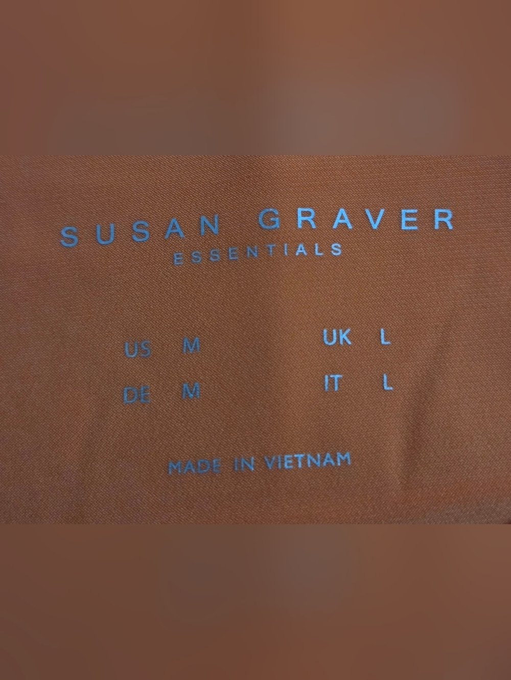 NWOT Susan Graver Orange V-Neck 3/4 Sleeve Top Size M - Picture 10 of 11